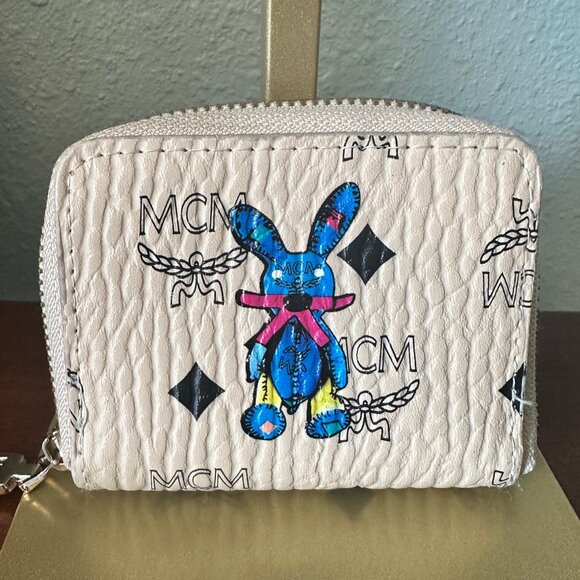 MCM Handbags - MCM Visetos Pattern Bunny Compact Wallet - NWOT
